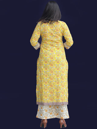 Rozana Zafrah Kurta Palazzo Set - KS22AS2037