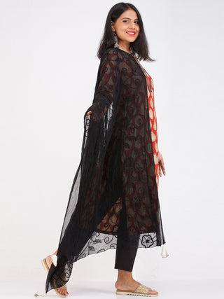 Bahaar Afra - Kurta Pants & Dupatta - KS01D890D