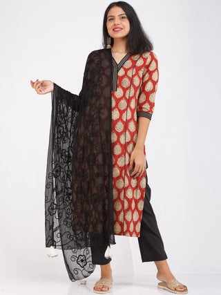 Bahaar Afra - Kurta Pants & Dupatta - KS01D890D