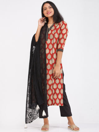 Bahaar Afra - Kurta Pants & Dupatta - KS01D890D