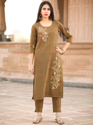 Shishir Esha - Faux Wool Kurta - KK01A0001