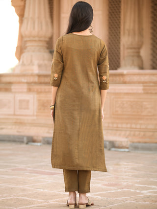 Shishir Esha - Faux Wool Kurta - KK01A0001