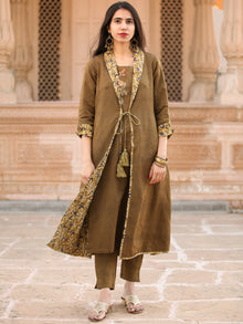 Shishir Esha - Handloom Woolen Reversible Jacket - KJ01A0001
