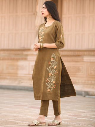 Shishir Esha - Faux Wool Kurta - KK01A0001
