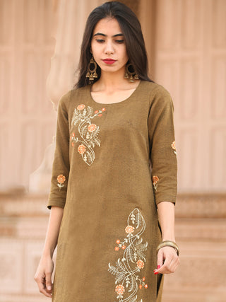 Shishir Esha - Faux Wool Kurta - KK01A0001