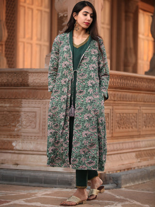 Shishir Aisha - Handloom Woolen Reversible Jacket - KJ10A0010