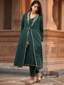 Shishir Aisha - Handloom Woolen Reversible Jacket - KJ10A0010