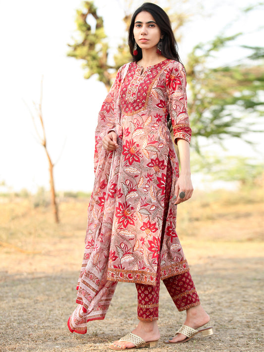 Fiza Amer Set Of Kurta Pant Dupatta