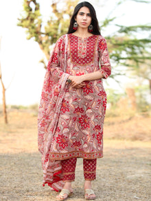 Fiza Amer Set Of Kurta Pant Dupatta