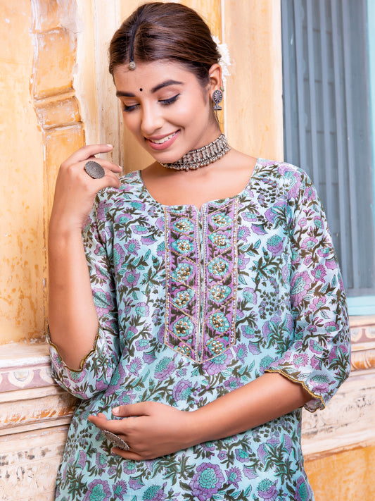 Utsav Bahaar Chanderi Silk Kurta