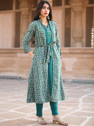 Shishir Mehar - Handloom Woolen Reversible Jacket - KJ02A0002