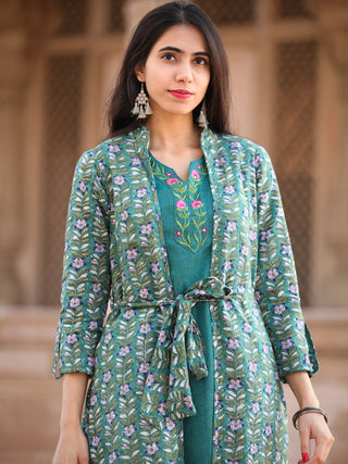 Shishir Mehar - Handloom Woolen Reversible Jacket - KJ02A0002