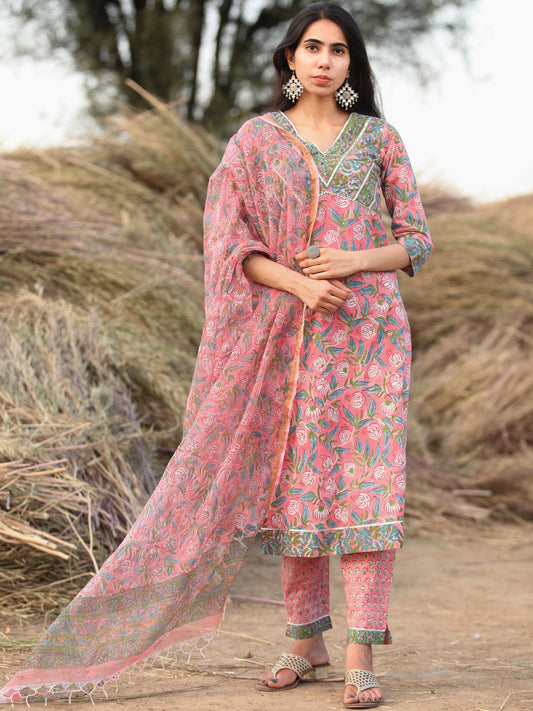 Fiza Naina Set Of Kurta Pant Dupatta