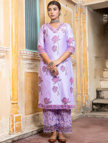 Utsav Inaya Set Of Silk Kurta Pants Dupatta