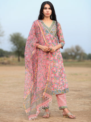Fiza Naina Set Of Kurta Pant Dupatta