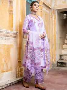 Utsav Inaya Set Of Silk Kurta Pants Dupatta
