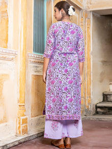 Utsav Nayan Set Of Chanderi Silk Kurta Pants Dupatta