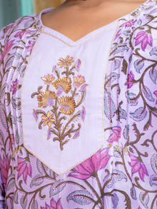 Utsav Nayan Set Of Chanderi Silk Kurta Pants Dupatta