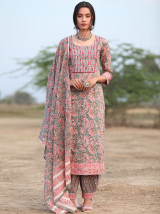 Fiza Samah Set Of Kurta Pant Dupatta