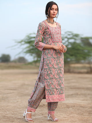 Fiza Samah Set Of Kurta Pant Dupatta