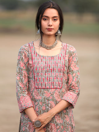 Fiza Samah Set Of Kurta Pant Dupatta