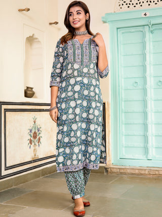 Jashn Sushma Set Of Kurta Salwar Pants Dupatta