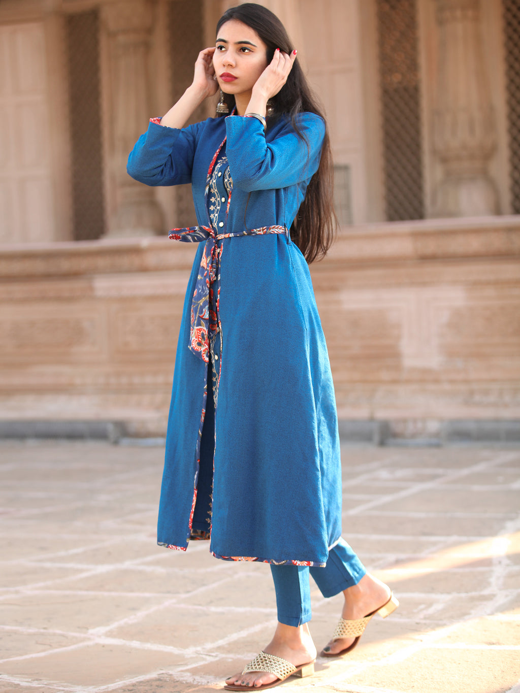 Trendy Printed Crepe Ankle Length Kurti (Code: C1367936) | Long kurti  designs, Long dress design, Designer kurti patterns