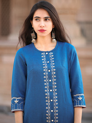 Shishir Alfaaz - Faux Wool Kurta - KK03A0003