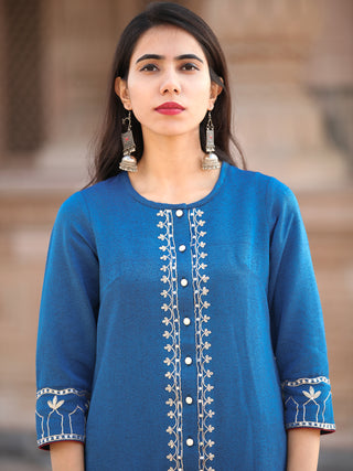 Shishir Alfaaz - Faux Wool Kurta - KK03A0003