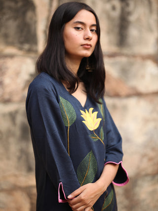 Shishir Komal - Faux Wool Kurta - KK011A0011