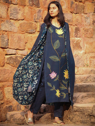 Shishir Komal - Handloom Woolen Reversible Jacket - KJ011A0011