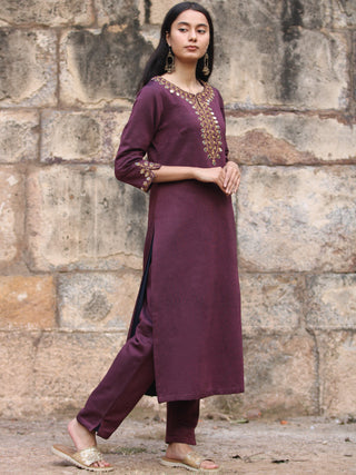 Shishir Prabhat - Faux Wool Kurta - KK012A0012