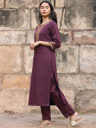 Shishir Prabhat - Faux Wool Kurta - KK012A0012