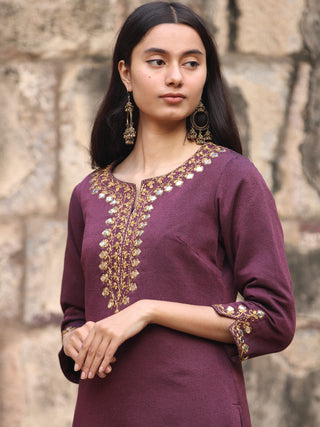 Shishir Prabhat - Faux Wool Kurta - KK012A0012