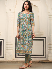 Harit Anjum Set Of Kurta Pant Dupatta