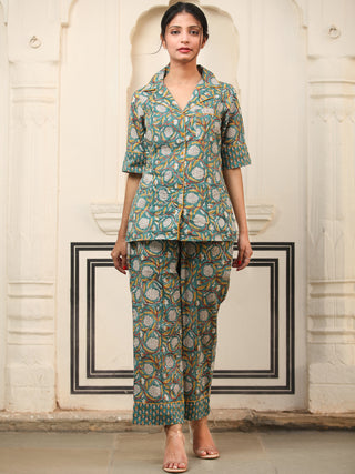 Harit Parigul Top Pyjama Set