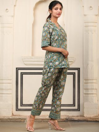 Harit Parigul Top Pyjama Set