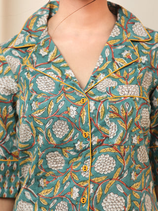 Harit Parigul Top Pyjama Set