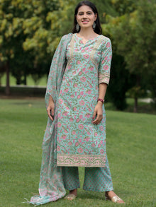 Nayab Gulshan - Kurta Palazzo & Kota Doria Dupatta - KS05A2565D