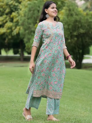 Nayab Gulshan - Kurta Palazzo & Kota Doria Dupatta - KS05A2565D