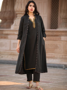 Shishir Ansh - Handloom Woolen Reversible Jacket - KJ05A0005