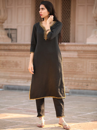 Shishir Ansh - Faux Wool Kurta - KK05A0005