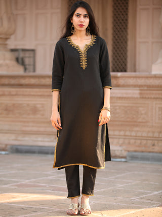Shishir Ansh - Faux Wool Kurta - KK05A0005