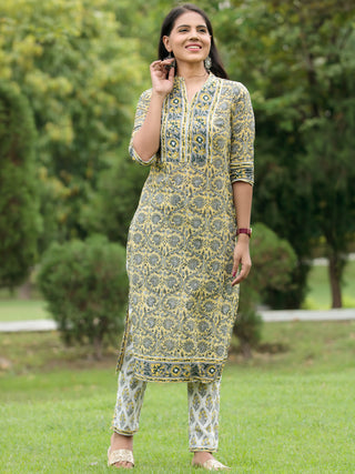 Nayab Gulmohar - Kurta Pants & Kota Doria Dupatta - KS04A2566D