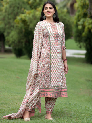 Nayab Shadaab - Kurta Salwar Pants & Dupatta - KS02A2559D