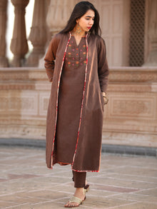 Shishir Megha - Handloom Woolen Reversible Jacket - KJ06A0006