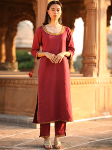Shishir Nayab - Faux Wool Kurta - KK07A0007