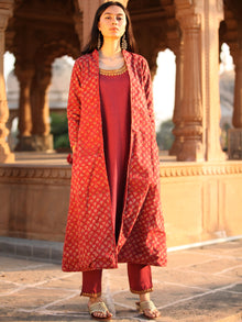 Shishir Nayab - Handloom Woolen Reversible Jacket - KJ07A0007