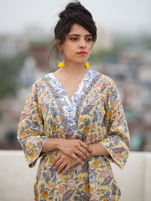 Rozana Yasmeen - Set of Asymmetric Kurta Palazzo & Dupatta - KS136A2478D