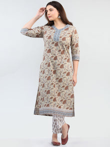 Zohra Sufia - Set of Kurta Pants & Dupatta - KS12A2501D